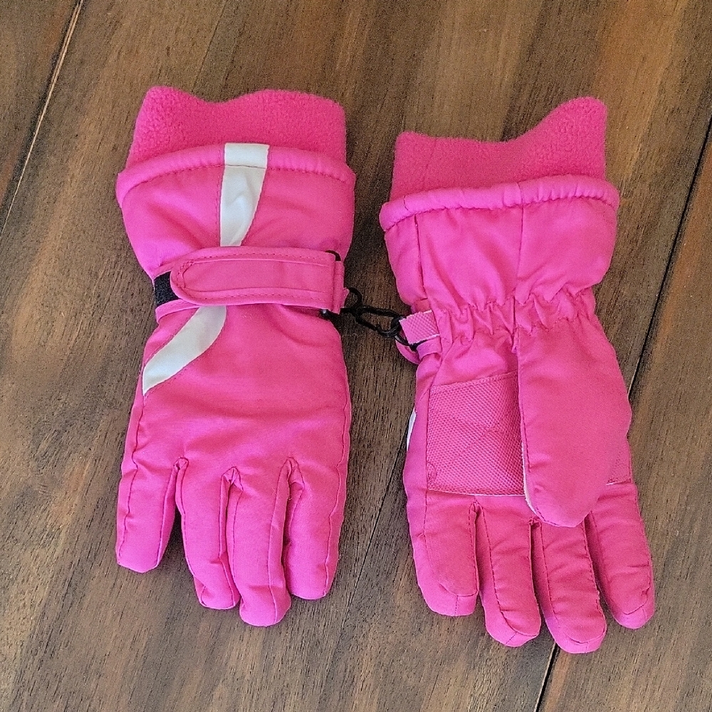 GMI Gold Medal International Pink Insulated Girls 4-7 Snow Gloves